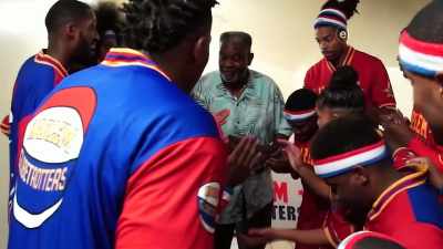 HE'S REALLY MADE THAT PATH FOR
US, AND WITHOUT HIM, WHAM AND I - Harlem Globetrotters: Play It Forward
