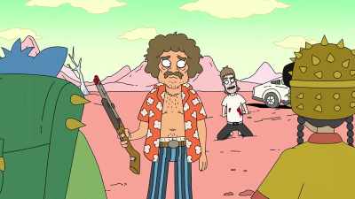 He's right, boys.
It wouldn't be fair to his wife. - Doomlands