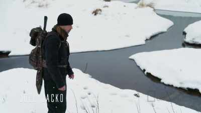 He's right in the same area
I was looking for moose, - Life Below Zero: First Alaskans