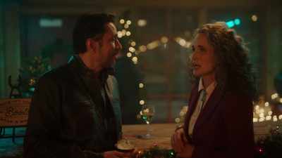 He's right over there.
[chuckles] - Dashing in December