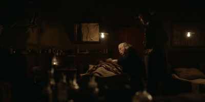 He's severely injured
from the beating. - Deadwood: The Movie