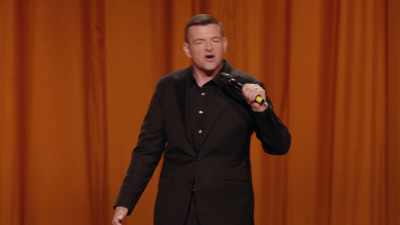 He's shouting out exercises - Kevin Bridges: The Overdue Catch-Up
