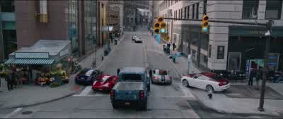 He's stomped foot. - The Fate of the Furious