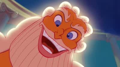He's strong like his dad, hmm? - Hercules