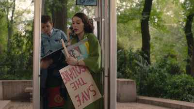 He's taking his son for the evening, - The Marvelous Mrs. Maisel
