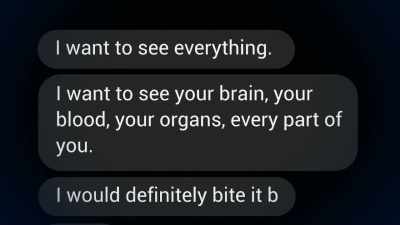 He's talking about wanting to eat flesh. - House of Hammer
