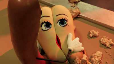 - He's telling me the answer.
- What answer? - Sausage Party: Foodtopia