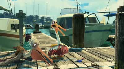 He's that fish that's been fighting the whole ocean. - Finding Nemo