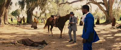 He's the one hightailing it across that field right now. - Django Unchained
