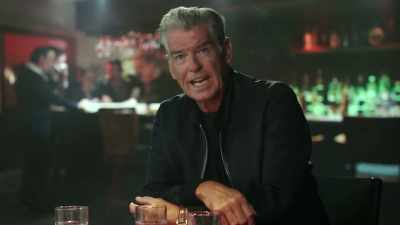 He's the warehouse supervisor,
and he's key to the heist - History's Greatest Heists with Pierce Brosnan