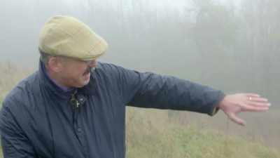 He's then gotta descend down into the ditch, - The Buildings That Fought Hitler