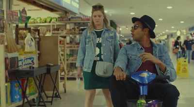He's thinking,
"Oh, here's a young woman - The Other Guy