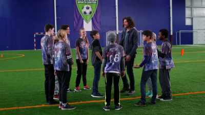 He's throwing it
and you pass it-- - Andi Mack