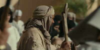 He's told, "Put your hand in your cloak." - Testament: The Story of Moses
