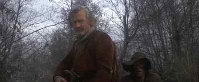 He's trying to talk. - Man in the Wilderness