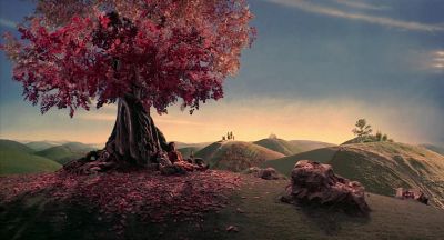 He's under a tree Near Belgrade - The Adventures of Baron Munchausen