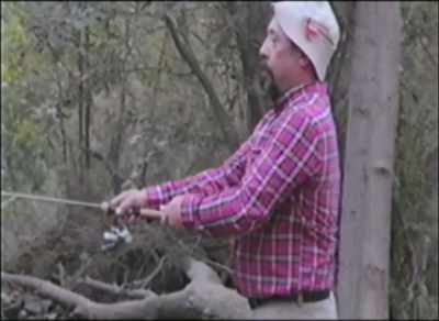 He's using a spinner rod,
which is a bold choice but perfectly - Fish Piss