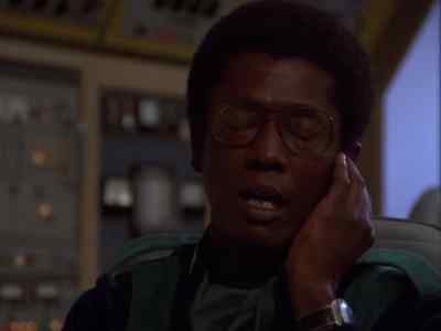 He's using his sonar to
block out the microwaves. - Man from Atlantis