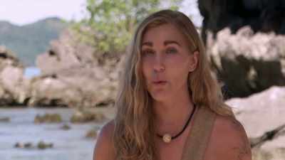 He's very handsome.
He's got a... - Naked and Afraid of Love