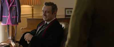 He's very protective of me.
Aren't you, Mr. Chips? - Slaughterhouse Rulez