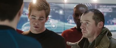 He's with me We are travelling at warp speed - Star Trek