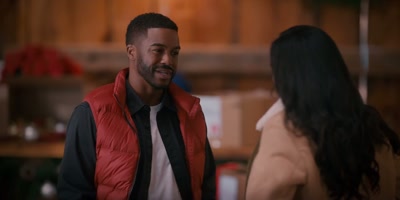 He's wondering if he should
ask a certain someone - Christmas with a Kiss