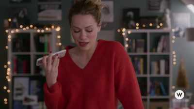 He's working with her now, - An Unexpected Christmas