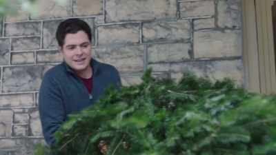 -Hey.
-All right. Watch the steps. - The Christmas Setup