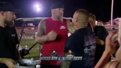 Hey, aren't you all like...
Don't you all like talk [bleep] - Street Outlaws No Prep Kings Team Attack