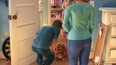 Hey, aren't you gonna say goodbye
to Buster? - Toy Story 3