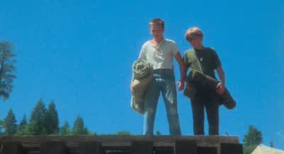 Hey, at least now we know when the next train was due. - Stand by Me