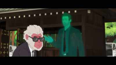 Hey, bud. Sorry to barge in
on your little moment here, - Marvel's Hit-Monkey