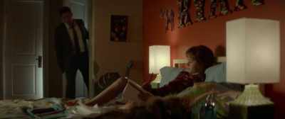 Hey, buddy./ Hey, Dad. - A Defintely Maybe