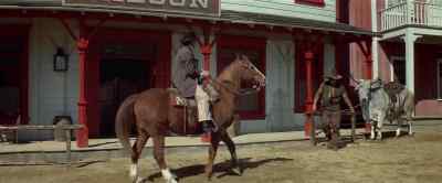 Hey, you can't park
that animal over there! - Blazing Saddles