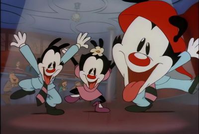 Hey, can't these guys
play fast? - Animaniacs