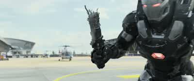 Hey cap heads upThrow it at thisNowOh come on - Captain America: Civil War