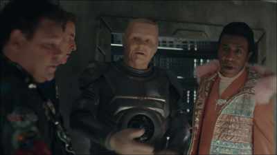 - Hey, cat buds, are you being followed?
- The Ferals! - Red Dwarf: The Promised Land
