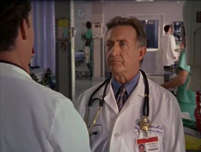Hey champ what has two thumbs and doesn't give a crap Bob Kelso How you doin' - Scrubs