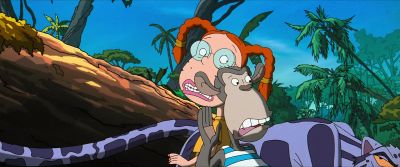Hey chimp boy will you stop worrying - Rugrats Go Wild