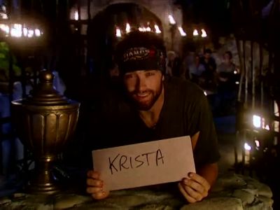 Hey, Christa, I didn't like you 
  before, don't like you now.    - Survivor