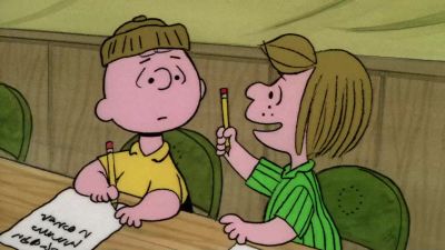 Hey Chuck give us a hint - Race for Your Life, Charlie Brown