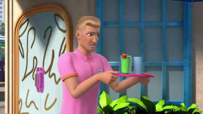 Hey, come back!
Somebody's gotta pay for this! - Barbie: A Touch of Magic