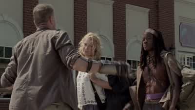 Hey, come on, now. - The Walking Dead