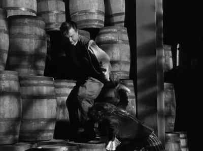 Hey, come on up on the barrels. - The Fuller Brush Girl