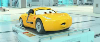 Hey cruise Oh hey mr SterlingI'd like to introduce youto Lightning McQueenI hear you're the maestromr Sterling did you say Lightning McQueen was hereBecause I don't see him anywhereuh but he's right heredo you not see himnope still don't see himit's right - Cars 3