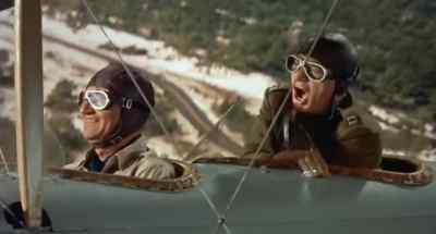 Hey, did you ever fly
through a hangar? - The Wings of Eagles