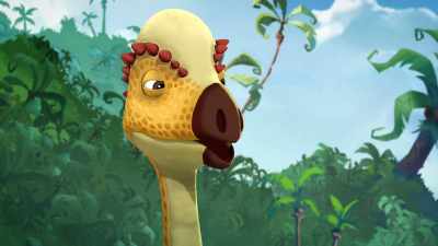Hey, Dilo. How come
I didn't notice you in there? - Gigantosaurus
