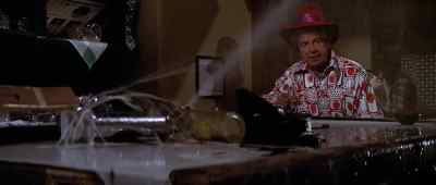 Hey who do you have to know to get a drink around here - Earthquake