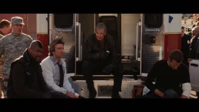 Hey. Do not touch me. Take it easy, guys. Everybody, stand down! Stand down! - Get those plates. - E - The A Team