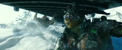 Hey Donnie do that fancy slingshot thing - Teenage Mutant Ninja Turtles